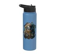 Un alieno sulla terra Stainless Steel Insulated Water Bottle
