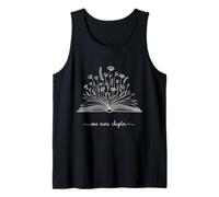 Un Altro capitolo Light Botanical Minimalist Bookworm Canotta