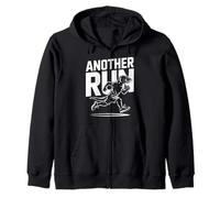 Un Altro Spirito Atletico Run Panther Felpa con Cappuccio