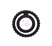 Un Anello di Fitness Multifunzionale Nero Classico Doppio Elica, Regalo di Coppia - D15