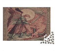 Un angelo con una spada lunga, mucca con le corna1000 Pezzi Impossibili Per Adulti, Giochi, Regali, Sfide Per Bambini38x26cm/1000pcs