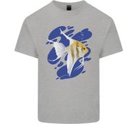 Un Angelo Pesce Nel Oceano Uomo Cotone T-Shirt