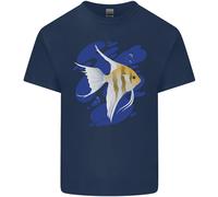 Un Angelo Pesce Nel Oceano Uomo Cotone T-Shirt