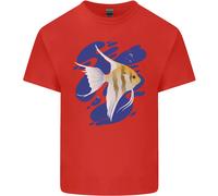 Un Angelo Pesce Nel Oceano Uomo Cotone T-Shirt