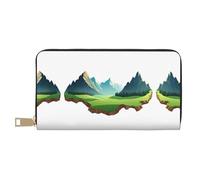 Un angolo della montagna portafoglio portamonete portatile alla moda e versatile lungo può contenere telefoni cellulari, monete, chiavi