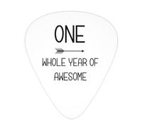 Un anno intero di fantastici plettri per chitarra, plettri per chitarra e basso, confezione da 12