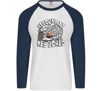Un Annoiato Accountant Uomo L/S Baseball T-Shirt