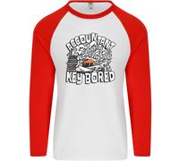 Un Annoiato Accountant Uomo L/S Baseball T-Shirt