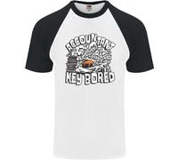 Un Annoiato Accountant Uomo S/S Baseball T-Shirt