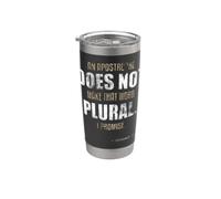 Un apostrofo non rende la parola grammatica inglese plurale Bicchiere termico in acciaio inox doppia parete