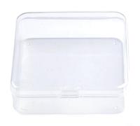 Un approccio elegante all'organizzazione. Il contenitore quadrato in plastica trasparente progettato per riporre gioielli e accessori