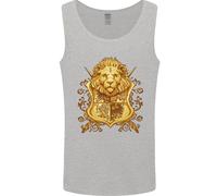 Un Araldico Leone Stemma Scudo Uomo Canotta Maglia