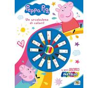 Un arcobaleno di colori! Peppa Pig. Il mio album pastello. Ediz. a colori. Con 12 pastelli a cera