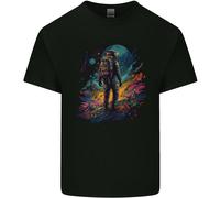 Un Astronauta Su Un Alieno Planet Astronauta Uomo Cotone T-Shirt
