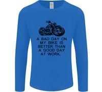 Un Bad Day On My Moto Motociclista Uomo Manica