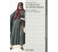 Un Ballo in Maschera (A Masked Ball): Vocal Score by Unknown(2000-11-01)
