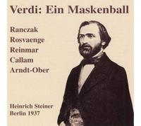 Un Ballo in Maschera (Steiner, Ranczak, Rosvaenge) (CD) Album
