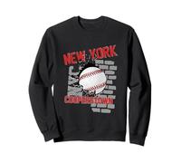 Un Baseball Rompere Il Muro Cooperstown New York Felpa