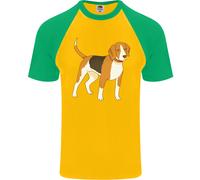 Un Beagle Piccolo Profumo Hound Dog Uomo S/S Baseball T-Shirt