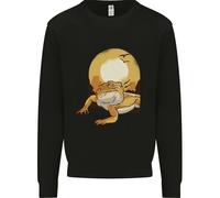 Un Bearded Dragon Nel Deserto Sole Uomo Felpa Maglione