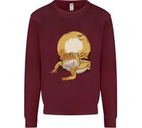 Un Bearded Dragon Nel Deserto Sole Uomo Felpa Maglione