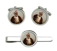 Un Beduino Sceicco Gemelli E Fermacravatta Set