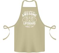 Un Bellissimo Bagnino Guarda Come Cotone Grembiule 100% Biologico