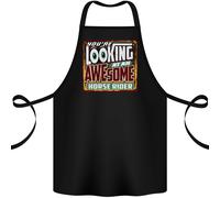 Un Bellissimo Cavallo Cavaliere Equitazione Equestre Cotone Grembiule 100%