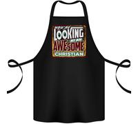 Un Bellissimo Cristianità Cristianesimo Cotone Grembiule 100% Biologico