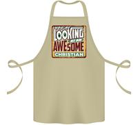 Un Bellissimo Cristianità Cristianesimo Cotone Grembiule 100% Biologico