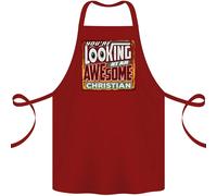 Un Bellissimo Cristianità Cristianesimo Cotone Grembiule 100% Biologico
