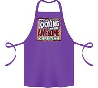 Un Bellissimo Cristianità Cristianesimo Cotone Grembiule 100% Biologico