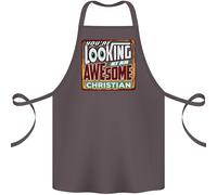 Un Bellissimo Cristianità Cristianesimo Cotone Grembiule 100% Biologico