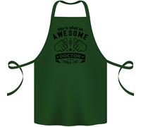 Un Bellissimo Doctor Guarda Come Gp Divertente Cotone Grembiule 100% Biologico