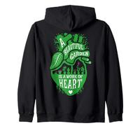 Un Bellissimo Giardino è un'opera di Un Cuore anatomico Amante delle Piante Felpa con Cappuccio