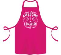 Un Bellissimo Librarian Guarda Come Cotone Grembiule 100% Biologico