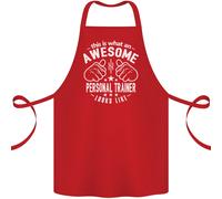 Un Bellissimo Personale Allenamento Guarda Come Cotone Grembiule 100% Biologico