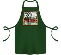 Un Bellissimo Poliziotto Cotone Grembiule 100% Biologico