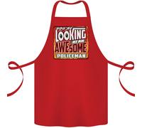 Un Bellissimo Poliziotto Cotone Grembiule 100% Biologico