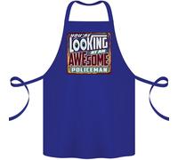 Un Bellissimo Poliziotto Cotone Grembiule 100% Biologico
