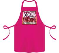 Un Bellissimo Poliziotto Cotone Grembiule 100% Biologico