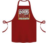 Un Bellissimo Poliziotto Cotone Grembiule 100% Biologico