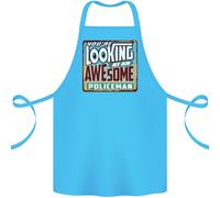 Un Bellissimo Poliziotto Cotone Grembiule 100% Biologico