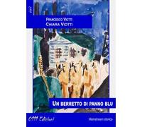 Un berretto di panno blu
