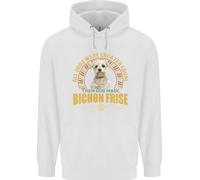 Un Bichon Frise Cane Bambini Felpa con Cappuccio