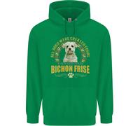 Un Bichon Frise Cane Bambini Felpa con Cappuccio