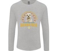 Un Bichon Frise Cane Uomo Maniche