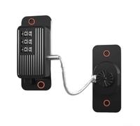 Un blocco di sicurezza combinazione serratura frigorifero cassetti (nero)