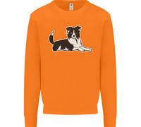 Un Border Collie Cane Uomo Felpa Maglione
