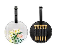 Un bouquet di gigli al sole nero golf tee Storage Bag - facile da trasportare e più efficiente nel giocare a golf